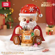 1473 pcs LOZ 1958 Santa night light