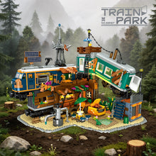 2349pcs JIESTAR Train Park [With Lighting Kit]