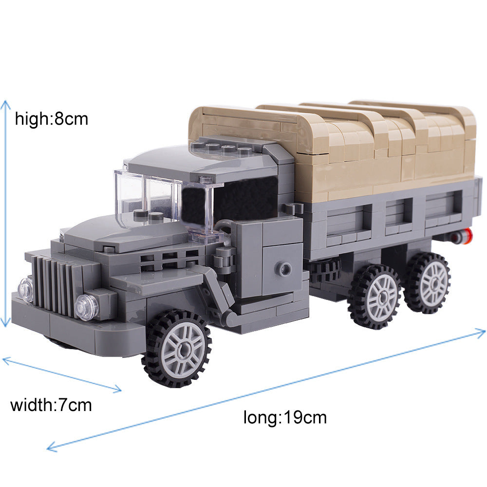 MOC WWII US Army Dodge Truck Troop Carrier Military – Joy Bricks