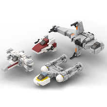 224pcs MOC-32286 Micro Rebel Starfighters (Original Trilogy)