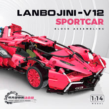 1126 PCS SG 60510 Lamborghini-V12 sports car 1:14