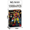 1568pcs LY 76101 Iron Man MK85