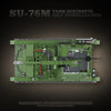 769pcs QUANGUAN 100296 SU-76M TANK DESTROYER SELF-PROPELLED GUN