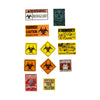 City Fire Warning Sign Military Ammunition Pack