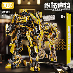 2688pcs X8801 Bumblebee Mech – Joy Bricks