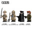 N601-N604 Soviet cavalry Minifigures