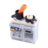 City streetscape furniture supermarket shelves coffee sewing machine camera lockers