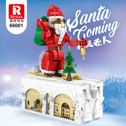 1039pcs Reobrix 66001 Santa Coming