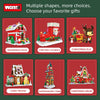 WOMA Christmas Building Block Series Gingerbread Man Candy House Castle