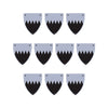 Medieval historical military castle  knight black wolf shield