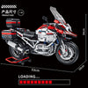 2625pcs 672109 PANLOSBRICK 1:5 BMW Motorcycle - Silver Electric Falcon
