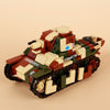 Military World War II French Renault Light Engineering Tank Artillery Vehicle