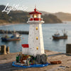 1555pcs DK Peggy's Cove Lighthouse (with Motor, Battery Box & 360° Rotating Light)