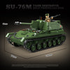 769pcs QUANGUAN 100296 SU-76M TANK DESTROYER SELF-PROPELLED GUN