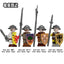 N322-325 Medieval War Castle Militia Minifigures