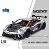 4999PCS XJD JD042 AV V12 Supercar 1:8