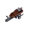 MOC City Life Minifigures Police Car Engineering Vehicle Tricycle Snowplow Truck