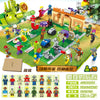 687pcs DZ0004 Plants vs. Zombies - Crazy Backyard