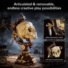 1136pcs miyoo MY1003 Skull Globe
