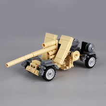 World War II German military position anti aircraft gun