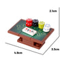 Games Poker Table Game Console Minifigure Scene Accessories