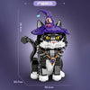 1128pcs DK 7047 Halloween Tuxedo Cat