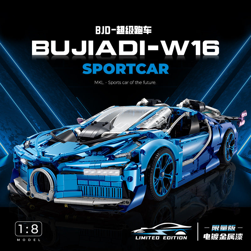 3868pcs GULY 10613 Bugatti supercar 1:8 – Joy Bricks