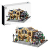 Presale 3050 pcs Brick Cross Train Station
