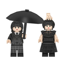 WM2574-2575 Wednesday Adams Minifigures