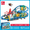 1080pcs JIESTAR Ocean Base Roller Coaster (Motorized Version) (Motor Included)
