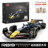 2464pcs RASTAR 92400 Red Bull F1 RB19 1:8