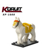 XP1007-1010  Military War Horse Minifigures