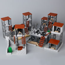 MOC military base building, guard post, watchtower, on duty.