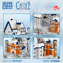 5986pcs LZ8253 ZHEGAO New Swan Stone Castle (mini brick)