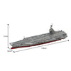 5971pcs MOC-192566 CVN-78 Gerald R. Ford | Aircraft Carrier - 1:300 Scale