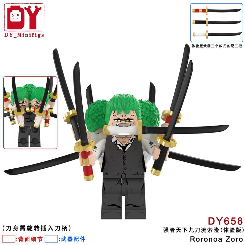 DY658-661 One Piece series Roronoa Zoro Minifigures – Joy Bricks