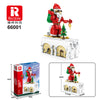 1039pcs Reobrix 66001 Santa Coming