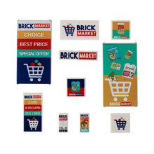 Supermarket goods vegetables seafood food