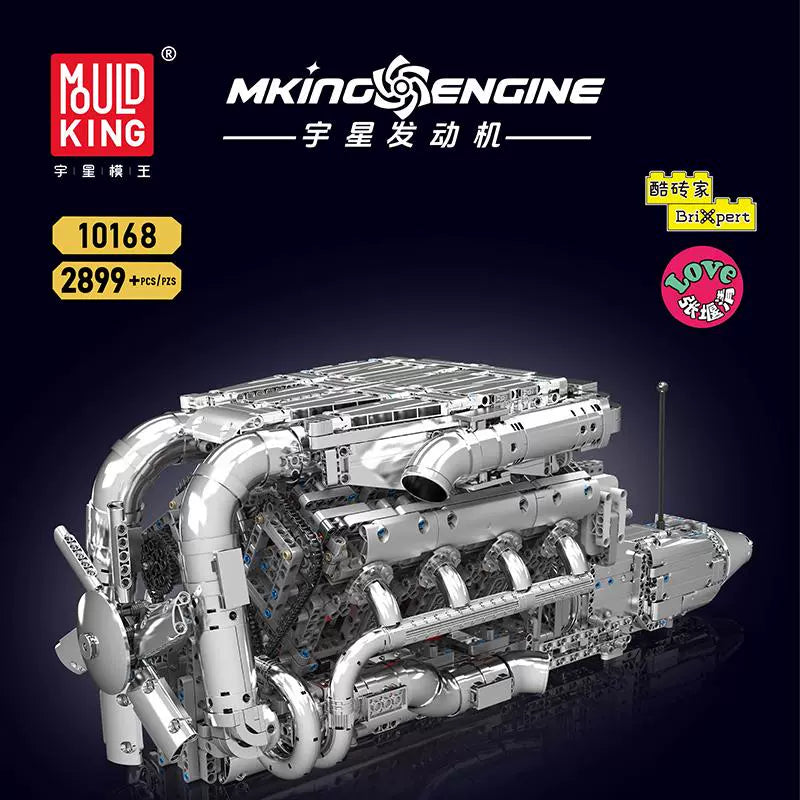 オブジェ 2899pcs Mouldking 10168 V8 Twin Turbo Dynamic Edition – Joy Bricks