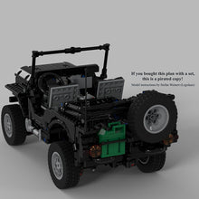 1615pcs  MOC-44696 Jeep Willys (Paramedic Version) with Trailer
