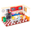 Kitchen Scene Food Cat Animals Furniture