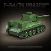 415pcs QUANGUAN 100297 T-34/76 [1943] MEDIUM TANK