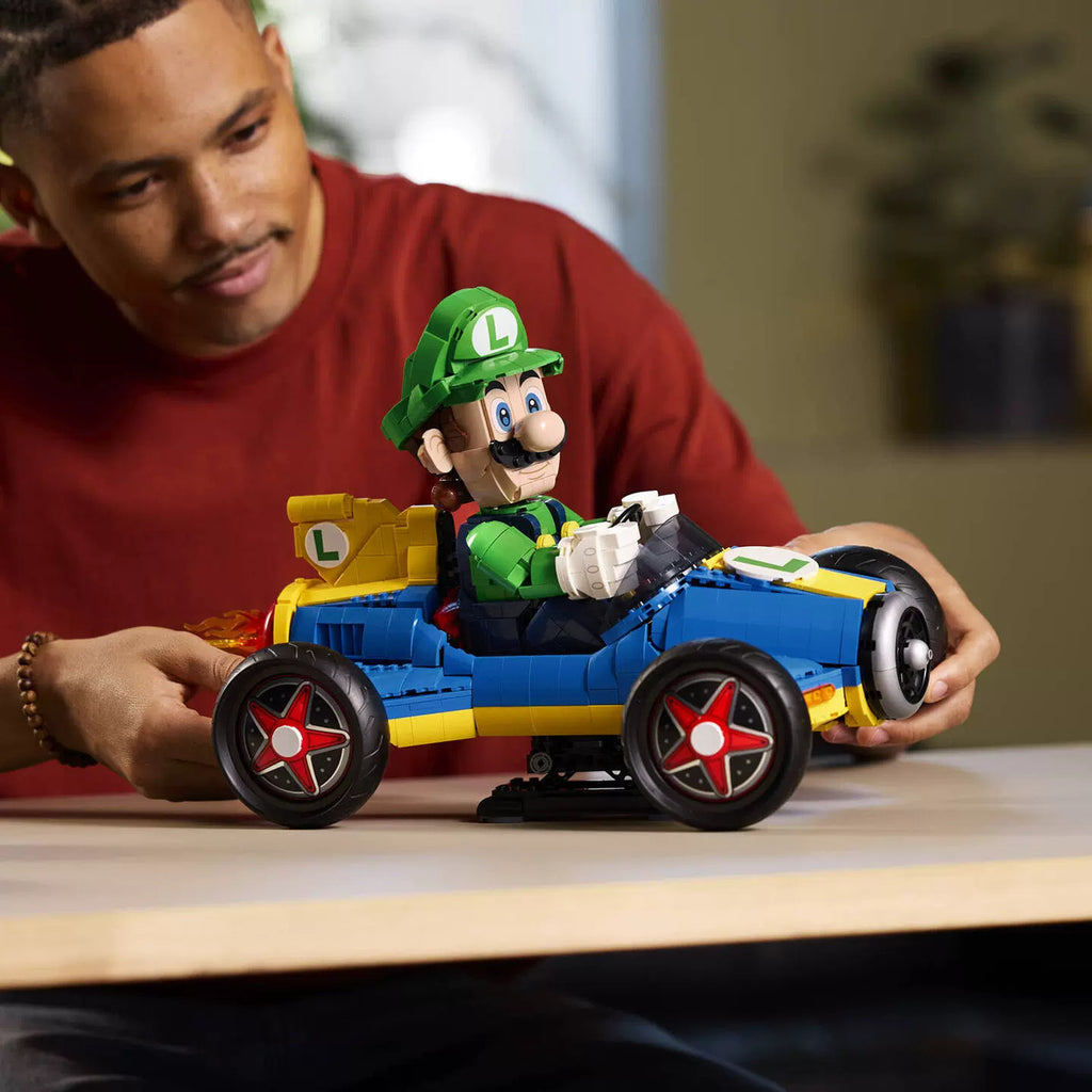 2234pcs Mario Kart – Luigi & Mach 8 – Joy Bricks