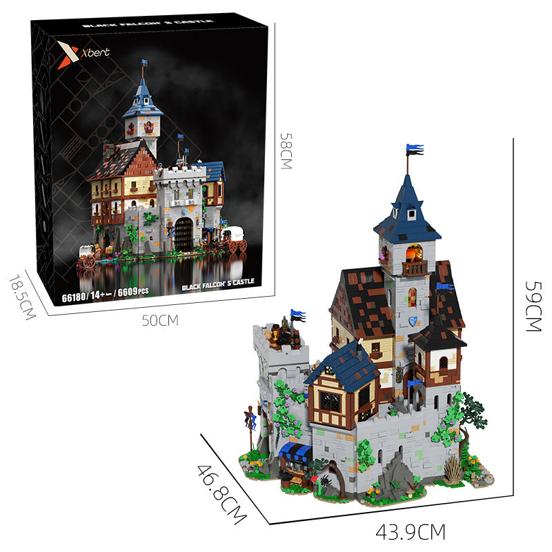 Castleページ 6609PCS Xbert 66180 Black Falcon's castle – Joy Bricks
