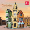 3023pcs JIESTAR Clock Tower Square