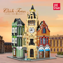 3023pcs JIESTAR Clock Tower Square