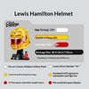 884PCS Scuderia Ferrari HP Lewis Hamilton Helmet