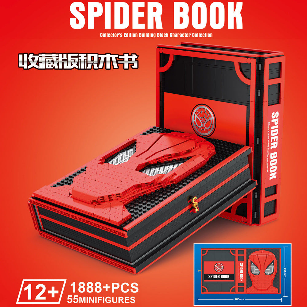 1888pcs 2461 SpiderMan book minifigure building block book