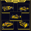 1508pcs Mouldking 15084 Bulldozer dynamic version