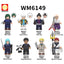 WM6149 Anime Series Spells Return Shiny Gojo Satoru Minifigures